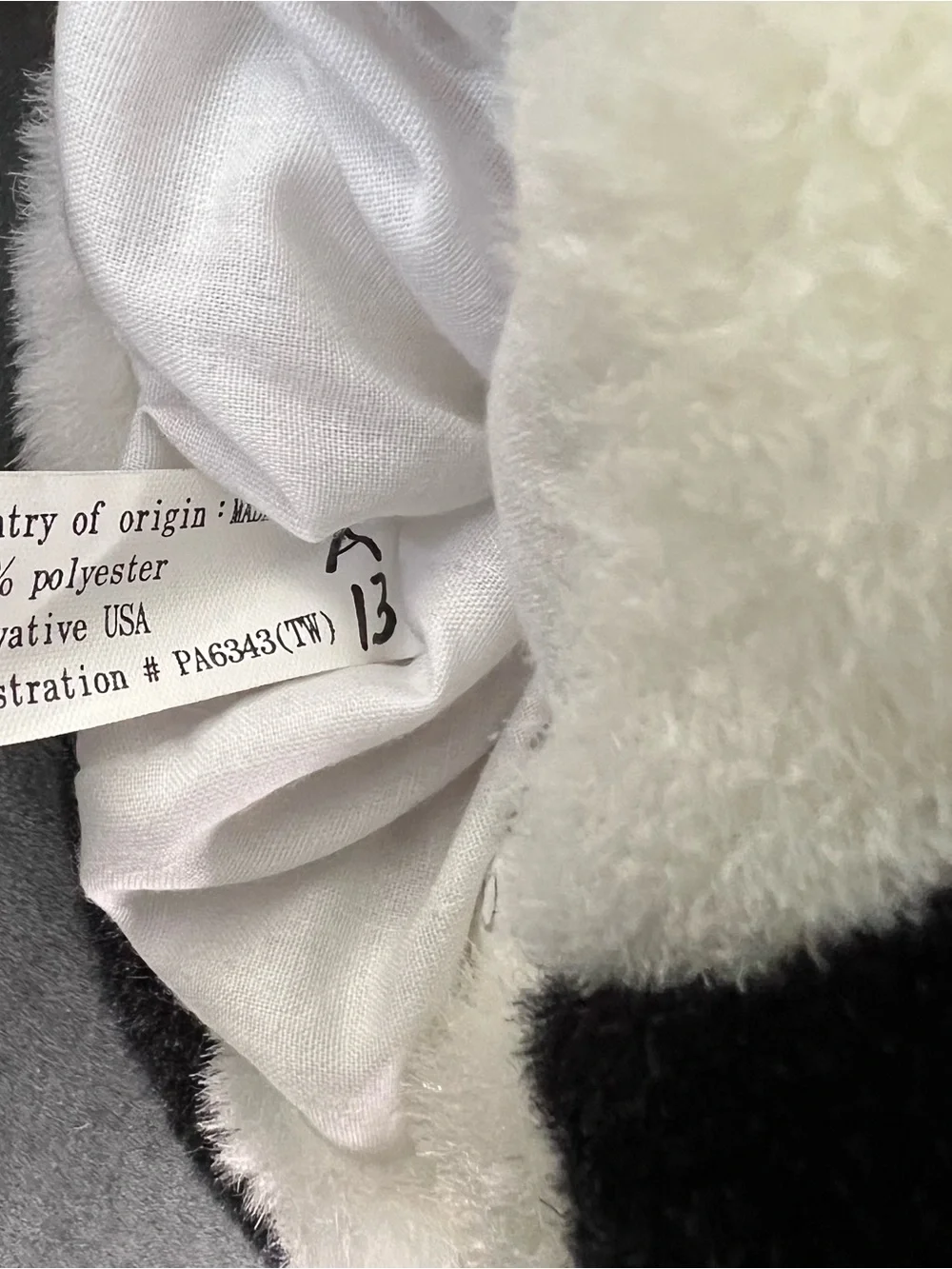 McGraw Hill Math Stuffed Plush Panda Bear‎ “Tu-Tu” Hand Puppet Toy Home School